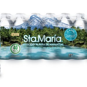 Agua embotellada Sta maría 500ml paquete c/40 piezas