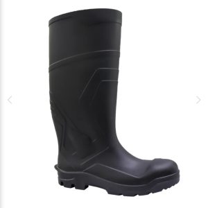 Bota de PVC  negra talla 25
