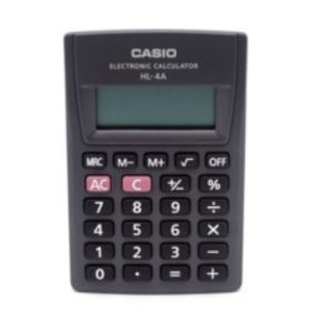 Calculadora casio básica hl-4a /8 dígitos