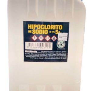 Hipoclorito de sodio al 13% prodeli 5L