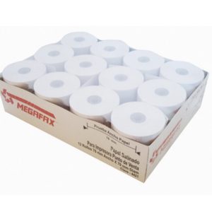 Rolló para sumadora mega fax bond 76x70 c/12 piezas